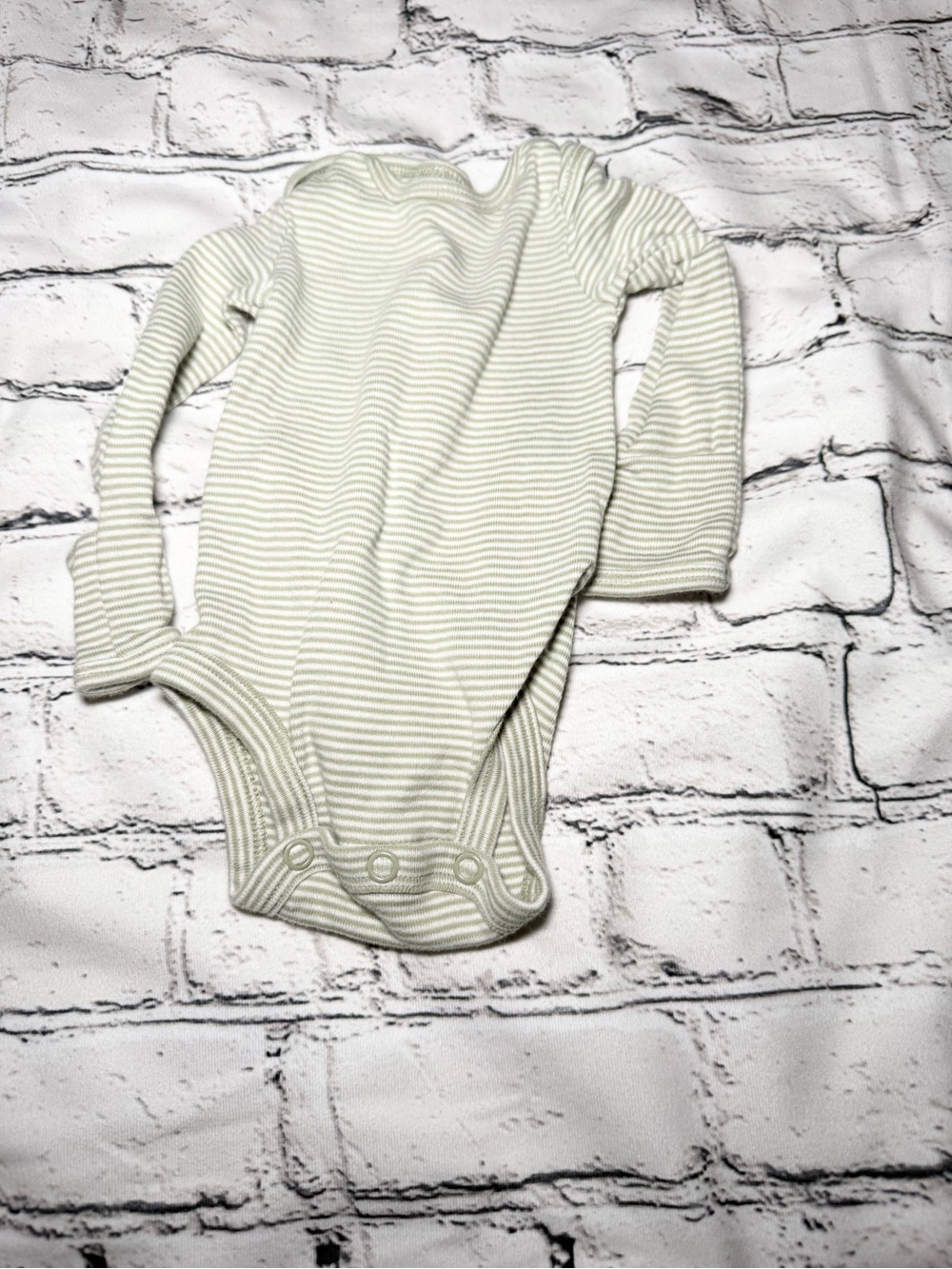 Carters. Striped long sleeve baby bodysuit. Newborn